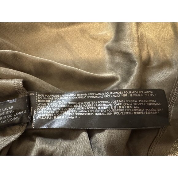 Mango Green Long Sleeve Lace Sequin Bead Dress L Large Olive Green $159 NEW - Picture 15 of 15